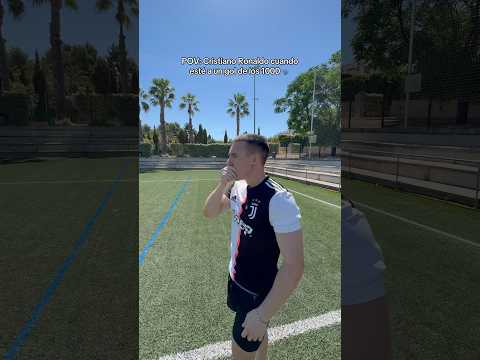 Tiene que ser golazo 😎 #humor #instagram #youtubeshorts #tiktok #cr7 #futbol #cristianoronaldo thumbnail