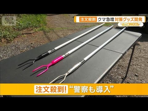 注文殺到！クマ対策グッズ　木の棒で応戦…生還者の開発秘話【グッド！いちおし】【グッド！モーニング】(2026年5月30日) thumbnail