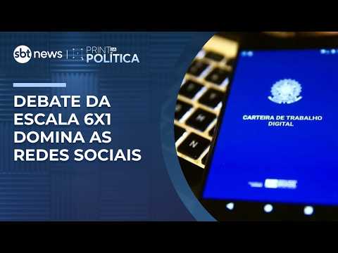 Mais de 85% das menções sobre o fim da 6x1 apoiam mudança na jornada | #PrintdaPolítica thumbnail