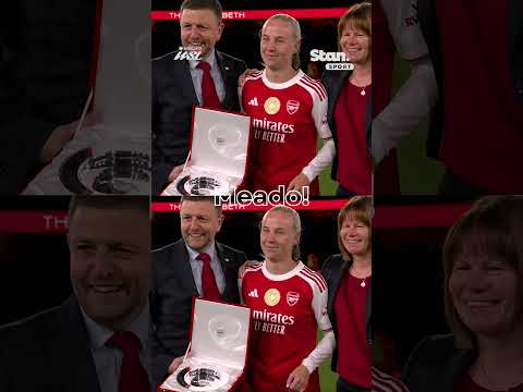 Arsenal's INCREDIBLE tribute for Beth Mead ?❤️ Club legend! #BarclaysWSL #Aresnal thumbnail