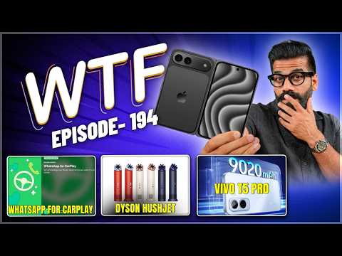 iPhone Ultra | Whatsapp Carplay | Dyson Portable Fan | T5 Pro | Episode 194 | Technical Guruji🔥🔥🔥 thumbnail