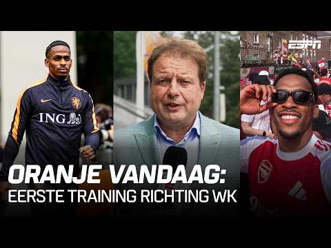 🧡 𝙊𝙍𝘼𝙉𝙅𝙀 𝙑𝘼𝙉𝘿𝘼𝘼𝙂: uitzwaaitraining Oranje mét Summerville, Jurriën Timber nog niet aanwezig ❌ thumbnail