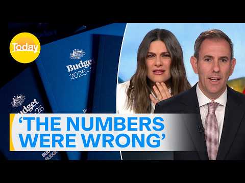 Treasurer addresses "outdated" tax benefit numbers | Today Show Australia thumbnail