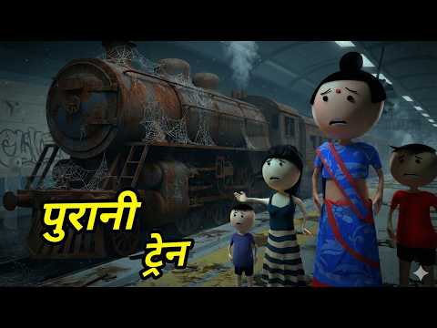 JOKE OF - PURANI TRAIN  ( पुरानी ट्रेन ) - Comedy time toons thumbnail
