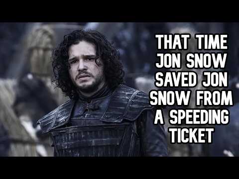 That Time Jon Snow Saved Jon Snow From a Speeding Ticket thumbnail