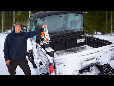 Mounting UTV Tracks, Building a Chainsaw Holder and Seeing the Pope in Rome thumbnail