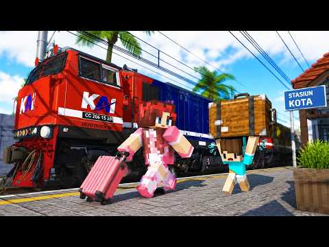KITA JEMPUT PAPA TEGUH MAU PULANG TIBA DI STASIUN KOTA thumbnail