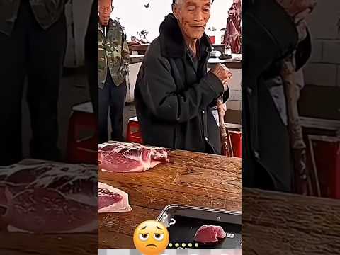In the marketplace of life, a small piece of meat...a heart full of kindness.#short,#kindness,#love thumbnail