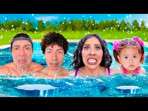 CUÁNTO TIEMPO PODRÍAS SOBREVIVIR EN UNA ALBERCA HELADA?  thumbnail