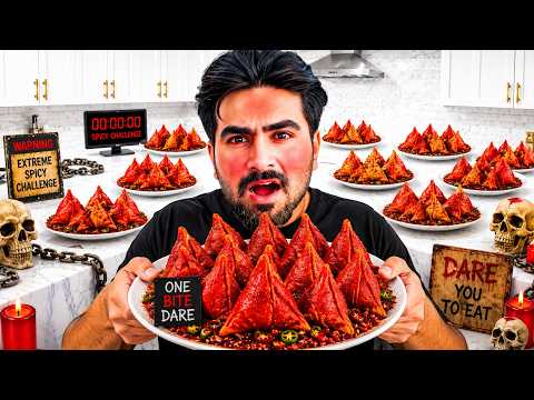 World's Spiciest Samosa Eating Challenge? | Winner Will Get ₹100000? thumbnail