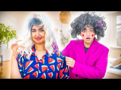 قررت انا واختي نغير ستايل بعض | إنتقمنا من بعض !! thumbnail