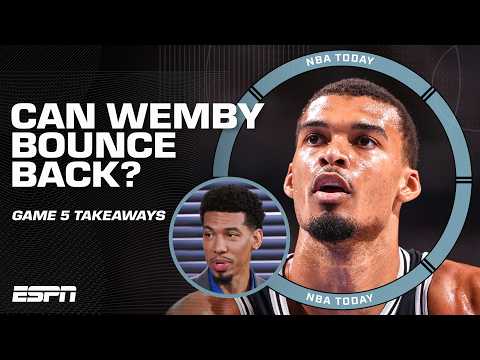 ‘His WORST GAME of the postseason’ 😳 How can Wemby bounce back in Game 6? | NBA Today thumbnail