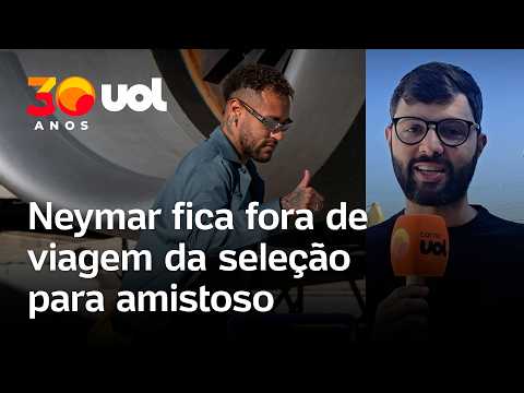 Neymar fica fora da viagem da Seleção Brasileira para amistoso contra o Egito, em Cleveland thumbnail