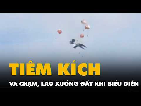 Video hai tiêm kích Mỹ va chạm, lao xuống đất khi biểu diễn thumbnail