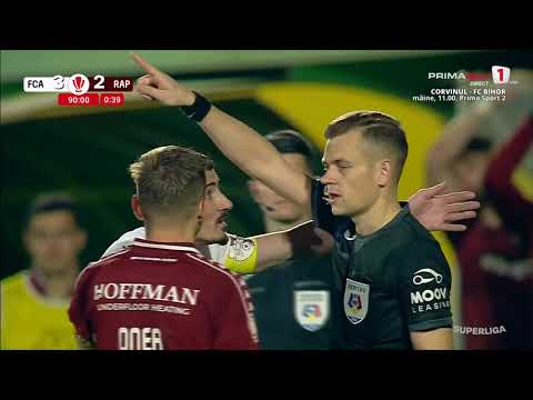 REZUMAT: FC Argeş – Rapid 2-2. NEBUNIE DE MECI. Rapid a avut 2-0, Argeş a ratat penalty în min. 101 thumbnail