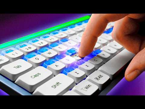 They fit 100 keys into 64 spaces - Nics Hesper64 keyboard thumbnail