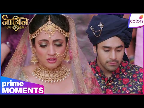 Naagin S3 | Highlights | Ep. 65 | Sumitra Forcefully Weds Child Mind Mahir To Shivli | Colors TV thumbnail