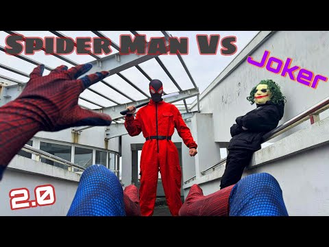 SUPERHERO's || PRO SPIDER-MAN vs JOKER COLOR TEAM 2.0 (Action POV Parkour)  Short Film thumbnail