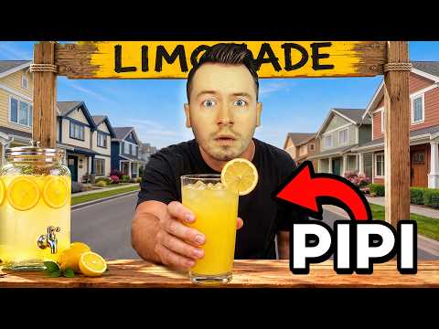 Ich ÖFFNE einen LIMONADENSTAND, aber es ist PIPI... thumbnail