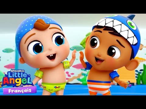 Journée à la piscine | Nouvel Épisode ! | Comptines avec Bébé Louis | Little Angel Français thumbnail