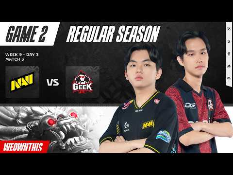 NAVI vs GEEK | Regular Season Week 9 Day 3 | Game 2 | #MPLIDS17 thumbnail