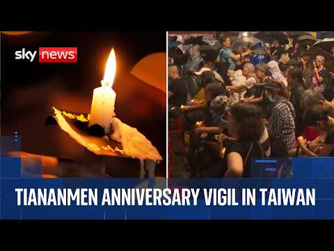 Taiwan vigil marks 37 years since Tiananmen Square crackdown thumbnail