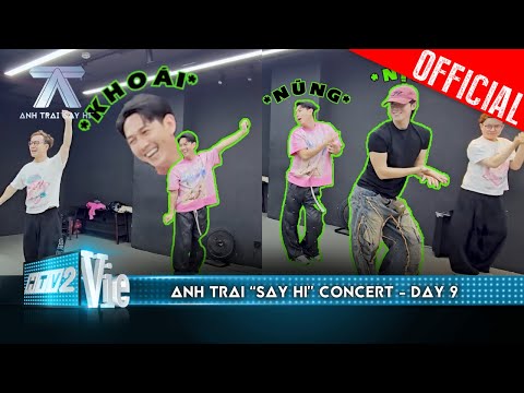 [CONCERT DAY 9] Song Luân chăm chỉ tập luyện, cận cảnh phòng tập Cách Yêu Nũng Nịu | Anh Trai Say Hi thumbnail