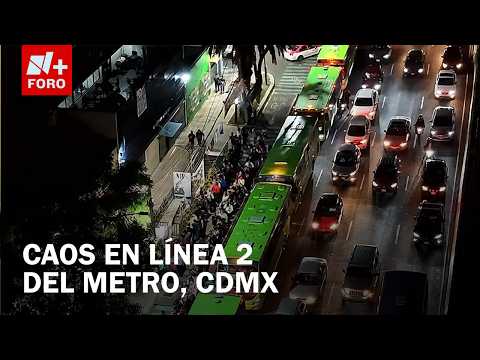 Línea 2 del Metro: Cierre de estaciones provoca caos y afecta a cientos de usuarios thumbnail