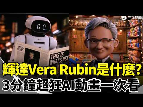 輝達（NVIDIA）次世代秘密武器「Vera Rubin」到底是什麼？黃仁勳用3分鐘超狂AI動畫告訴你！｜三立新聞網 SETN.com thumbnail