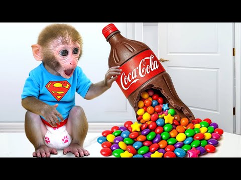 Monkey Baby Bon Bon with the duckling learn how to choose healthy foods and stay healthy thumbnail