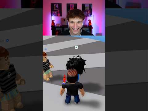 SUPRISING ROBLOX PLAYERS WITH THEIR FAVORITE YOUTUBERS 😂❤️ #roblox #funny #memes #gaming #comedy thumbnail