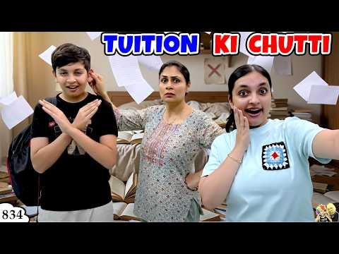 TUITION KI CHUTTI | Ep 834 | Comedy Family Vlog | Aayu and Pihu Show thumbnail