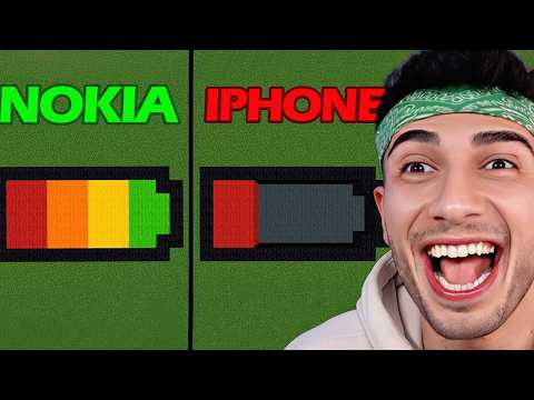 MİNECRAFT AMA FARKLI TELEFONLARDA! thumbnail