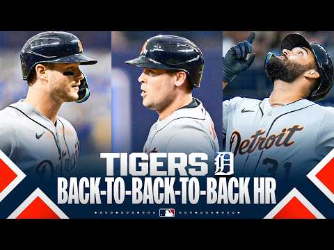 Back-to-back-to-back home runs for the Tigers (Dingler, Carpenter, Greene) 🚨 | MLB Highlights thumbnail