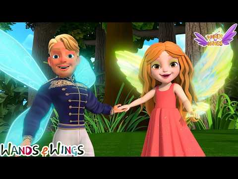 Tiny Princess Thumbelina 👑🌼 | Magical Story + Guess The Monstert | Kids Song | Wands & Wings thumbnail