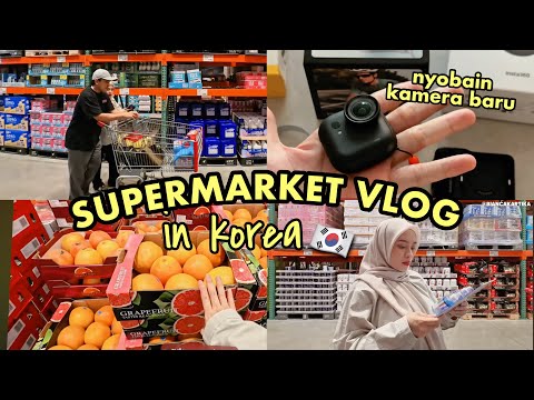 SUPERMARKET VLOG ?? BELANJA BULANAN BUMIL DI KOREA ? GROCERY SHOPPING, NYOBAIN KAMERA BARU INSTA360! thumbnail