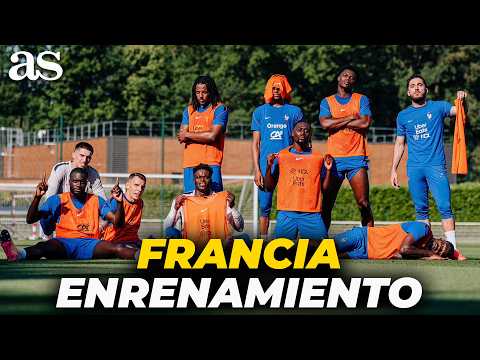 ENTRENAMIENTO completo de FRANCIA antes de IRLANDA DEL NORTE: Mbappé, Dembélé... thumbnail
