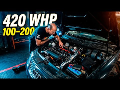Audi A3 Turbo Forjado 420 WHP | Projeto 100–200 km/h de Rua thumbnail