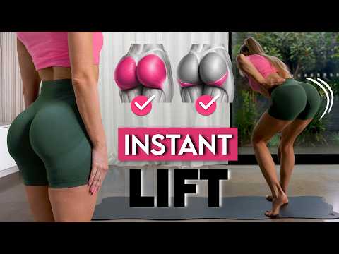 7 SCIENCE BASED Exercises for BOOTY LIFT! Under Booty Workout You Can Do From Home Without Equipment thumbnail