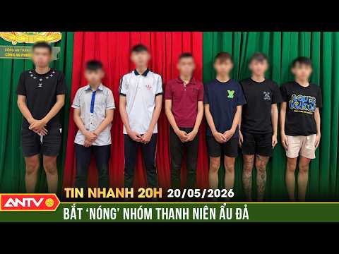 Bắt ‘nóng’ nhóm thanh niên đánh nhau trên  đường phố | Tin nhanh 20h ngày 20/5 | ANTV thumbnail