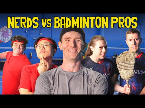 How Hard is it to Beat Professional Badminton Players? - Nerdsports Episode 6 thumbnail
