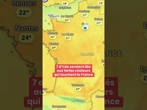 7 d*cès seraient liés aux fortes chaleurs qui touchent la France (26/05) thumbnail