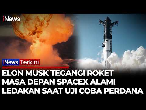 Detik-Detik Roket V3 SpaceX Meledak Saat Mendarat di Samudra Hindia! | iNews Terkini thumbnail