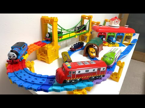 Thomas & Chuggington Plarail ☆ Two Swinging Bridges Bridge, Mountain Course thumbnail