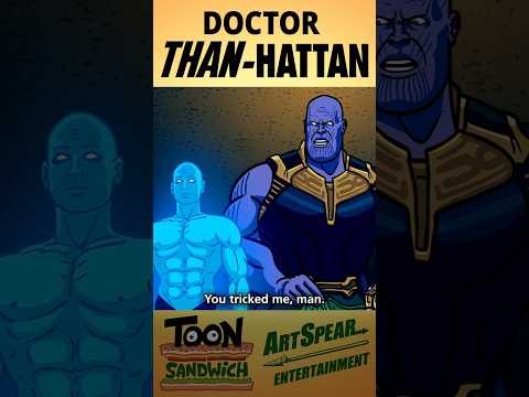 Marvel vs Watchmen - TOON SANDWICH #marvel #mcu #thanos #funny #animation #avengers #crossover thumbnail