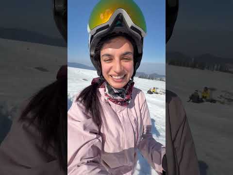 Beautiful day of skiing on the mountains, I fell so many times #hindi #vlogs thumbnail