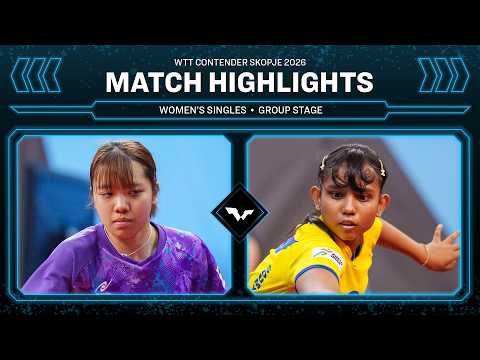 Sachi Aoki vs Syndrela Das | WS Group | #WTTSkopje 2026 thumbnail