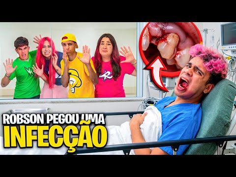 O ROBSON PEGOU UMA INFECÇÃO NO DENTE *Ele foi internado ! thumbnail