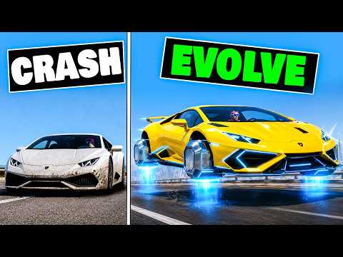 Every Time I Crash, My Lamborghini EVOLVES in GTA 5 thumbnail
