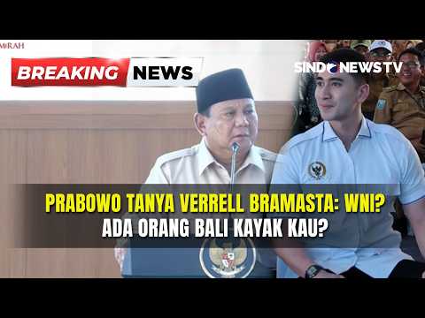Respons Presiden Prabowo Saat Melihat Verrel Bramasta: Kamu Warga Negara Indonesia? | Breaking News thumbnail